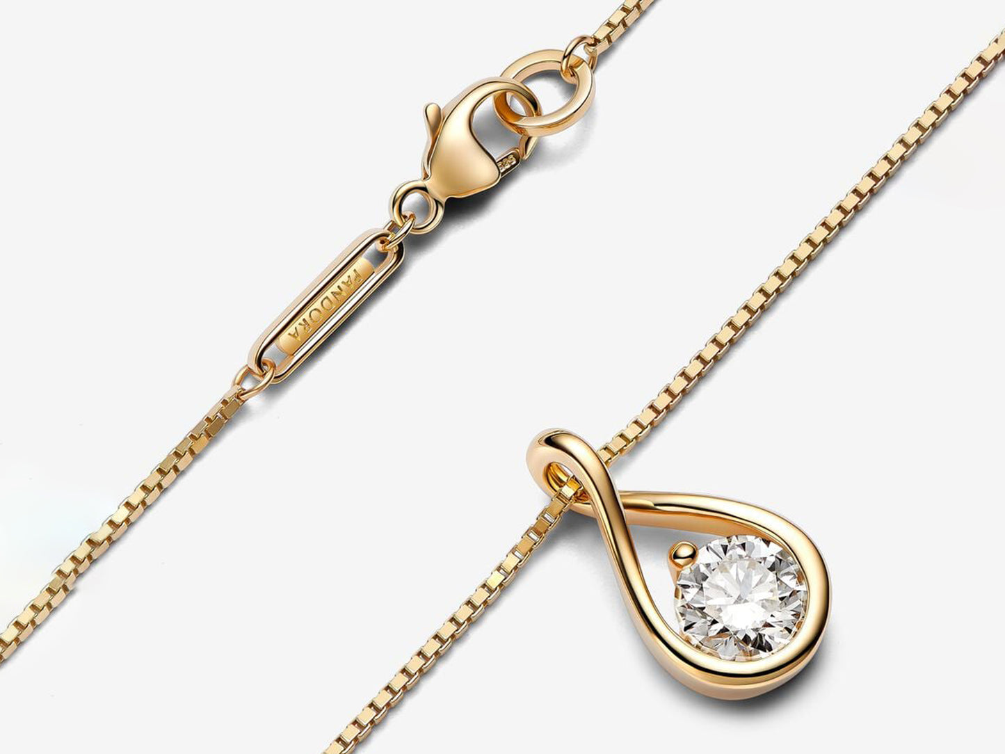 Lab-grown Diamond Pendant Necklace 1.00 carat tw 14k Gold