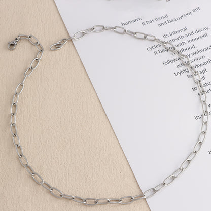 Modern Silver Cross Chain for Men and Women