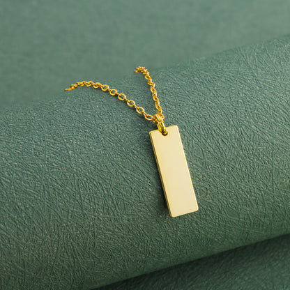 Gold Square O-Chain Necklace