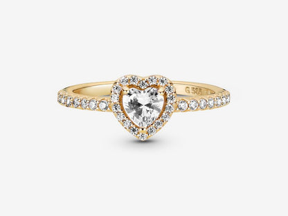 Elevated Heart Ring