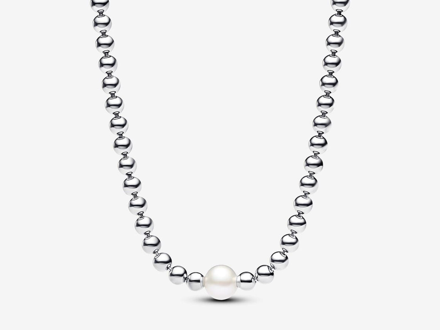 Treated Freshwater Cultured Pearl & Beads Collier Necklace
