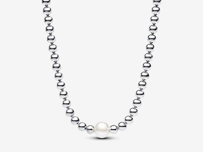 Treated Freshwater Cultured Pearl & Beads Collier Necklace