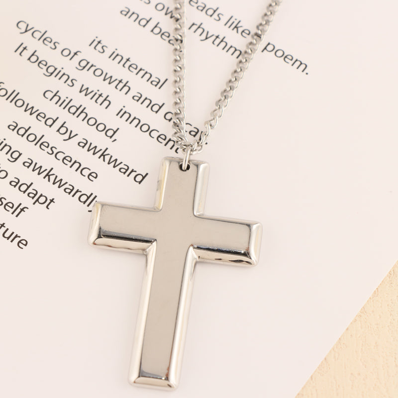 Chopin Chain with Cross Pendant