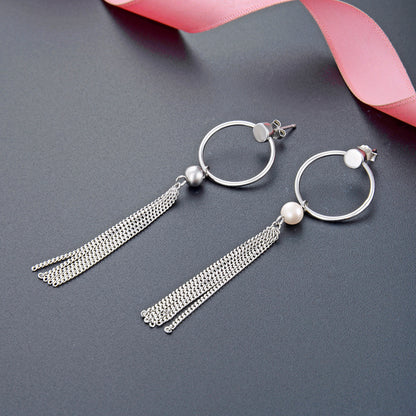925 Sterling Silver Tulip Drop Earrings - Gold Plated Luxury Floral Dangle Earrings with Plastic Backs