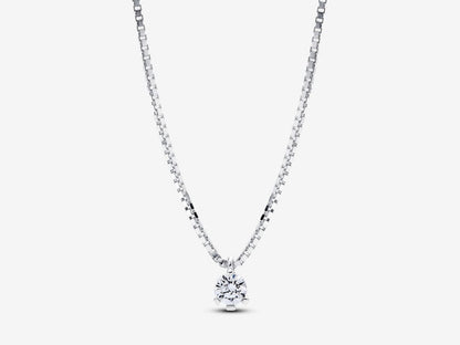 Lab-grown Diamond Pendant Necklace 0.25 carat tw Sterling Silver