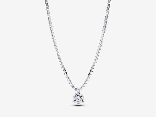 Lab-grown Diamond Pendant Necklace 0.25 carat tw Sterling Silver