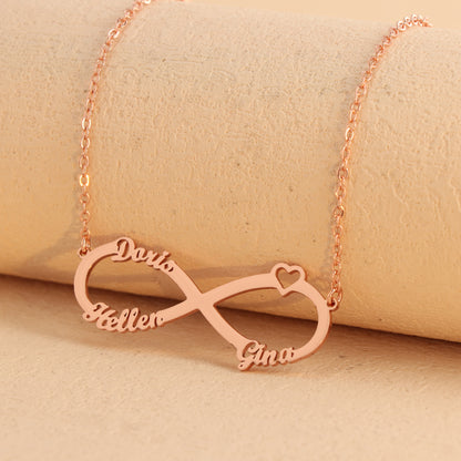 Trendy O-Chain Necklace with Letters