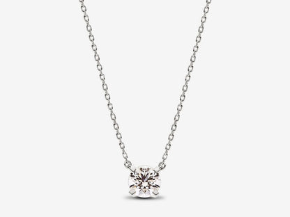 Lab-grown Diamond Pendant Necklace 1.00 carat tw 14k White Gold