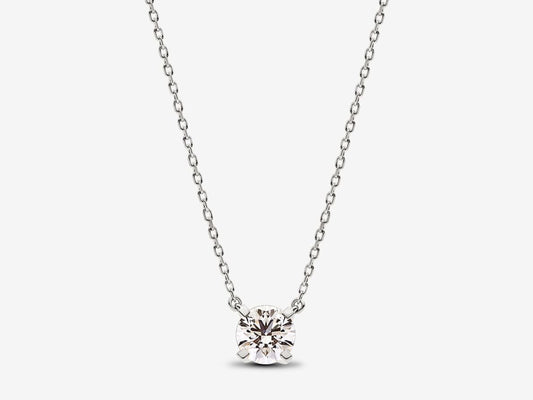 Lab-grown Diamond Pendant Necklace 1.00 carat tw 14k White Gold