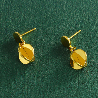Fashionable Copper Starfruit Dangles