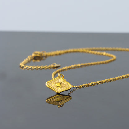 Devil's Eye Stainless Steel O-Chain Necklace