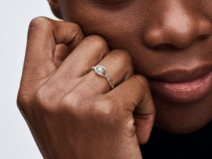 Lab-grown Diamond Ring 0.15 carat tw Sterling Silver