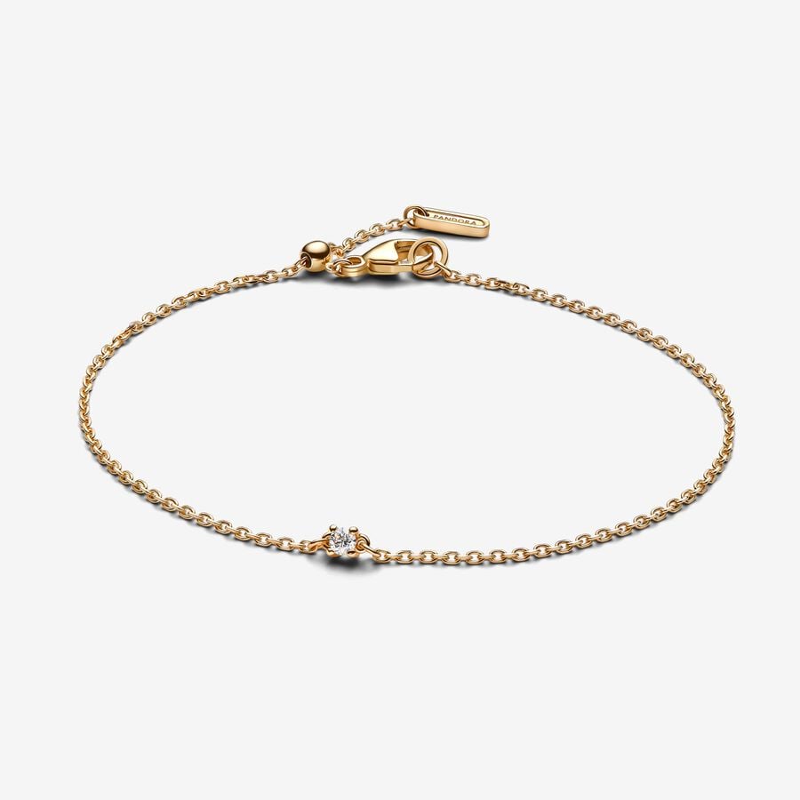 Round Brilliant Diamond Bracelet