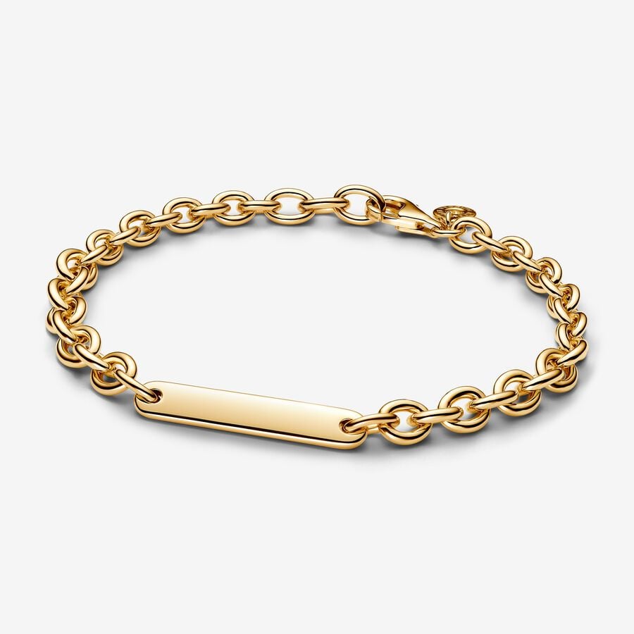 Polished Bar Chain Bracelet