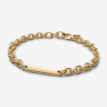 Polished Bar Chain Bracelet