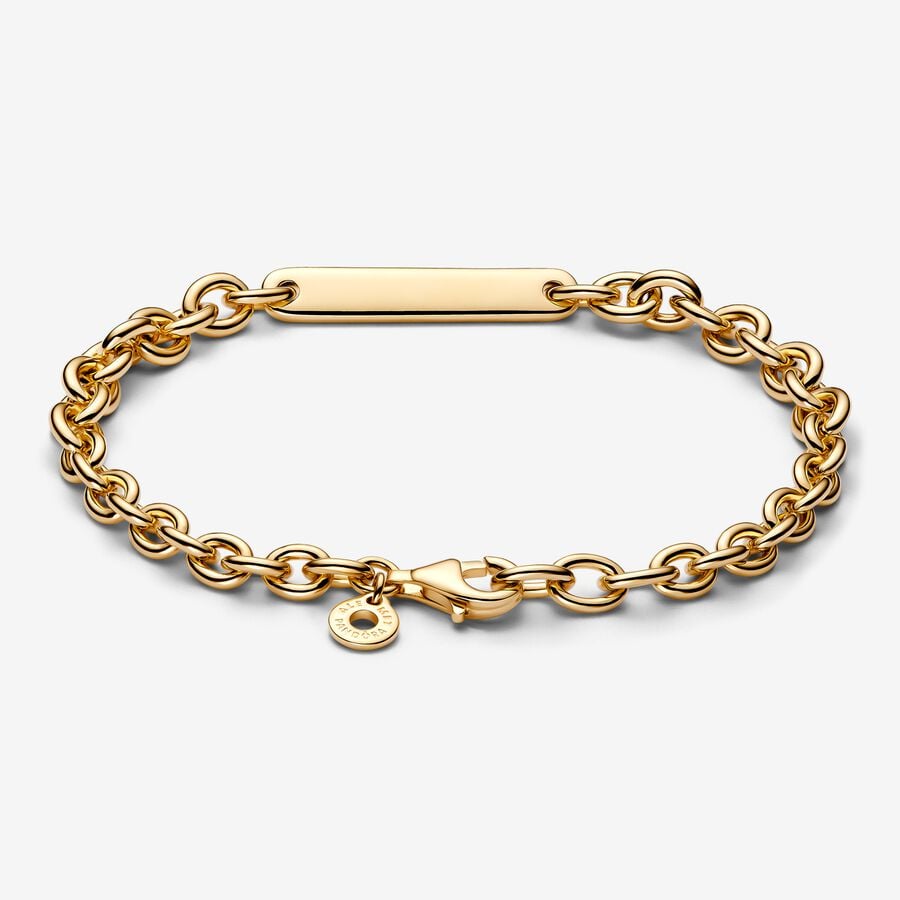 Polished Bar Chain Bracelet