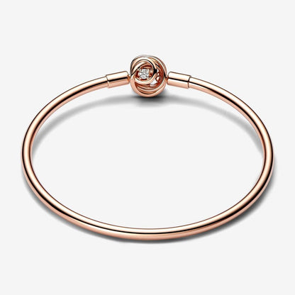 14k Rose Gold Encircled Bangle