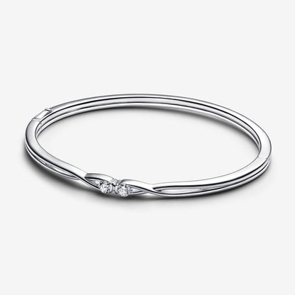 LabGrown Diamond Infinity Bangle