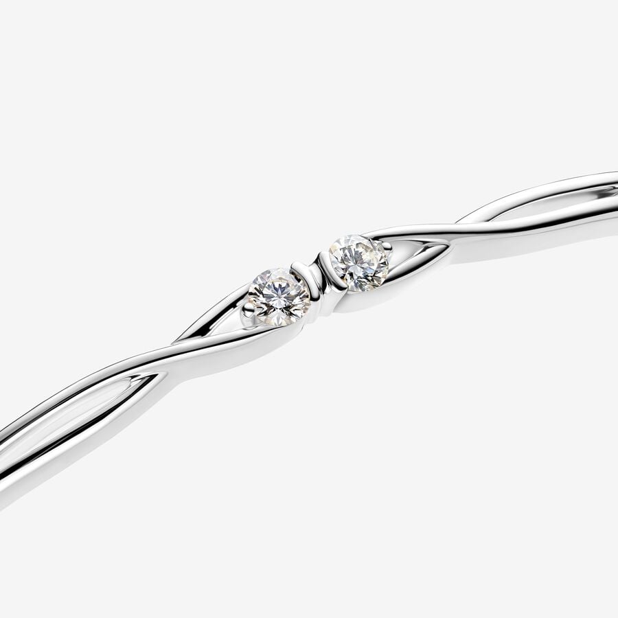 LabGrown Diamond Infinity Bangle