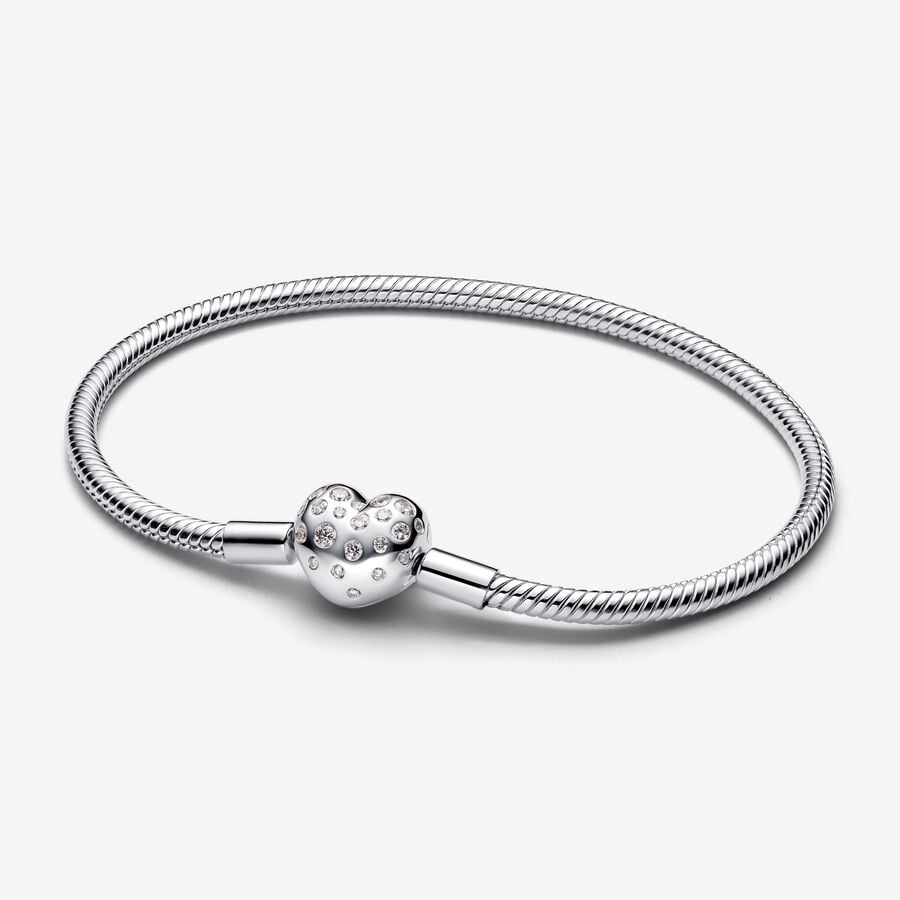 Timeless Diamond Heart Bracelet