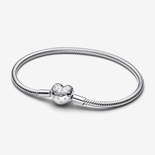Timeless Diamond Heart Bracelet