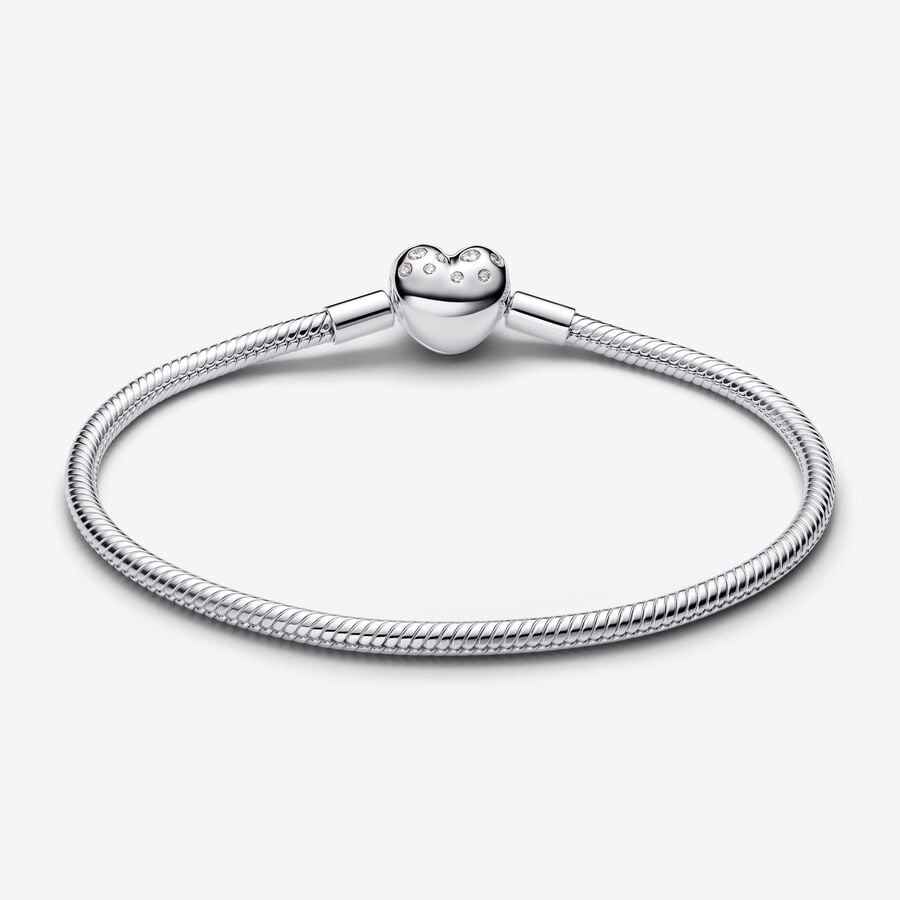 Timeless Diamond Heart Bracelet