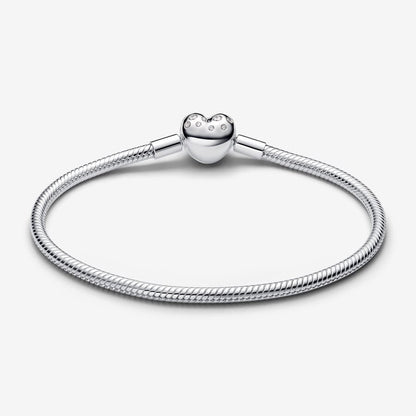 Timeless Diamond Heart Bracelet