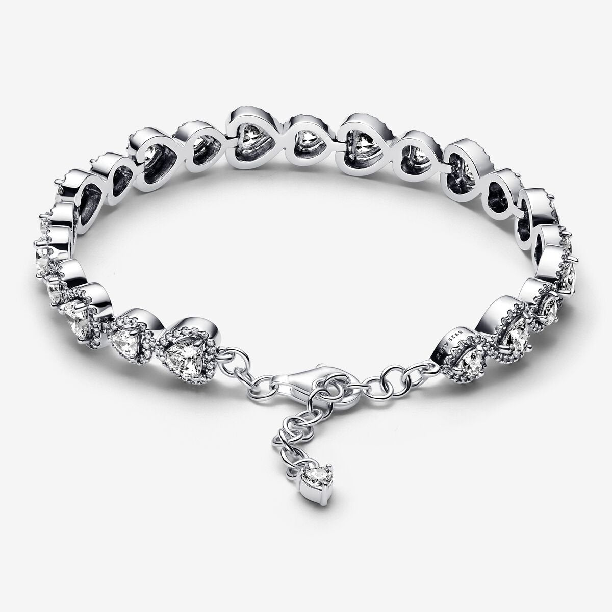 Cubic Zirconia Heart Bracelet