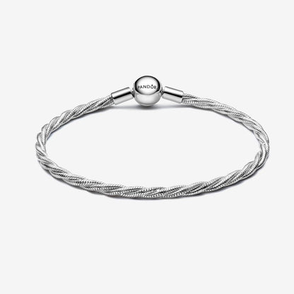 Sterling Silver Round Clasp Bracelet