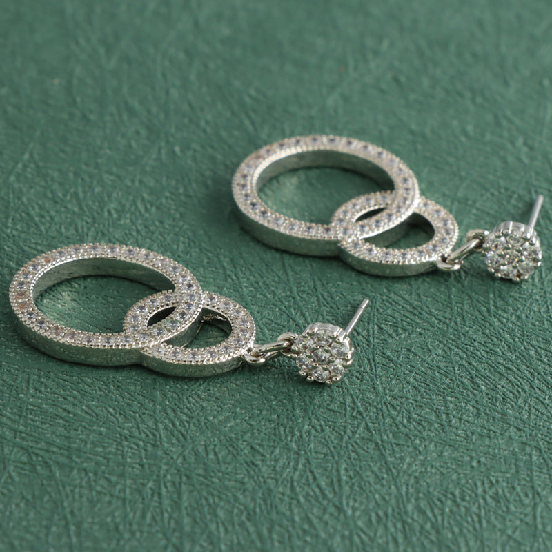 Chic Round Drop Earrings
