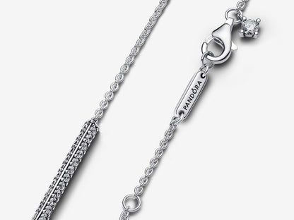 Pavé Prism Drop Necklace