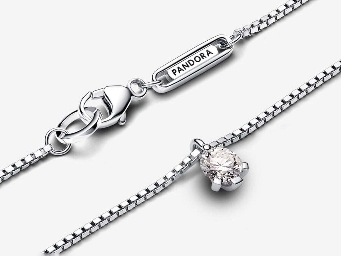 Lab-grown Diamond Pendant Necklace 0.25 carat tw Sterling Silver