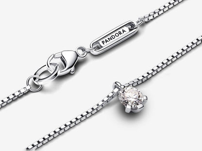Lab-grown Diamond Pendant Necklace 0.25 carat tw Sterling Silver
