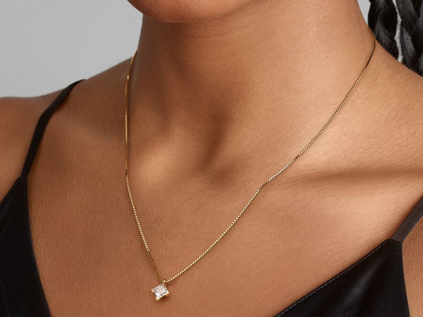 Lab-grown Diamond Pendant Necklace 1.00 carat tw 14k Gold