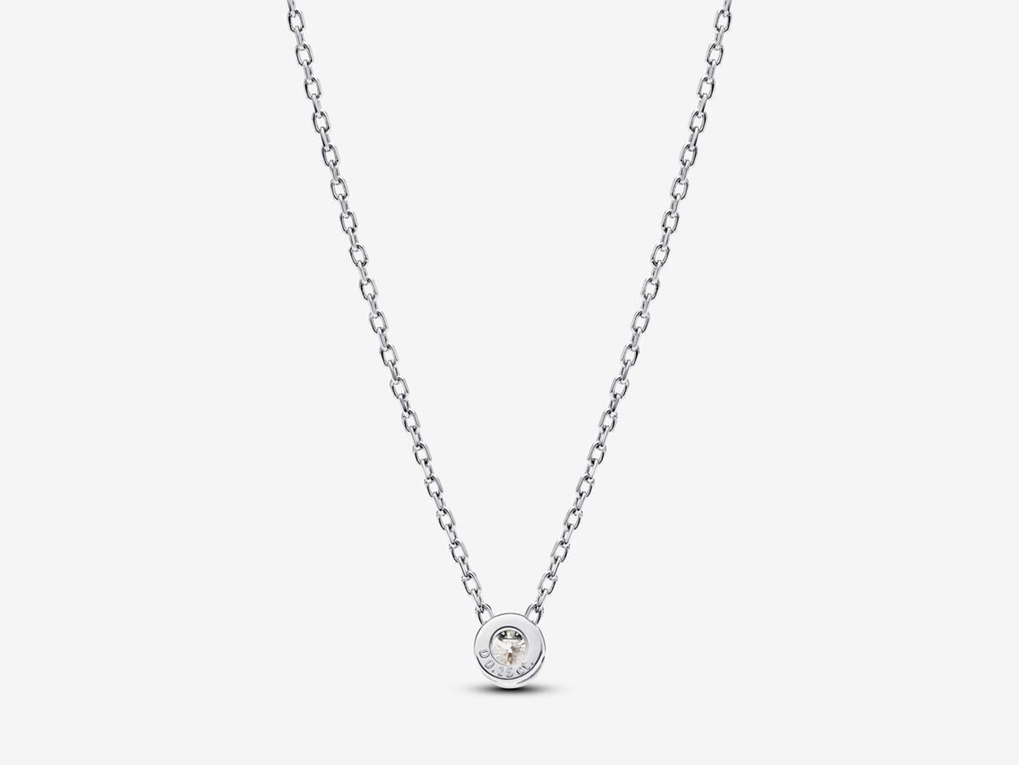 Lab-grown Diamond Bezel Pendant Necklace 0.15 carat tw Sterling Silver