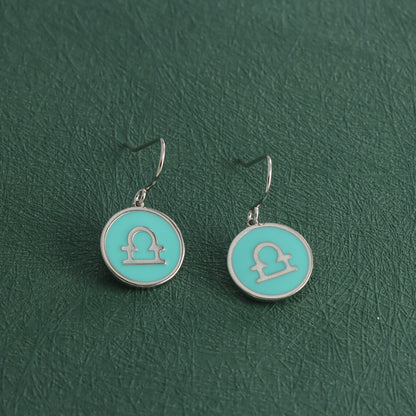 Contemporary Circular Pendant Earrings