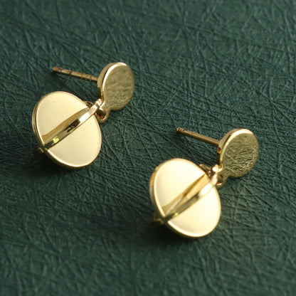 Fashionable Copper Starfruit Dangles