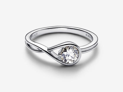 Lab-grown Diamond Ring 0.15 carat tw Sterling Silver