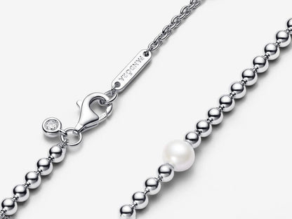 Treated Freshwater Cultured Pearl & Beads Collier Necklace
