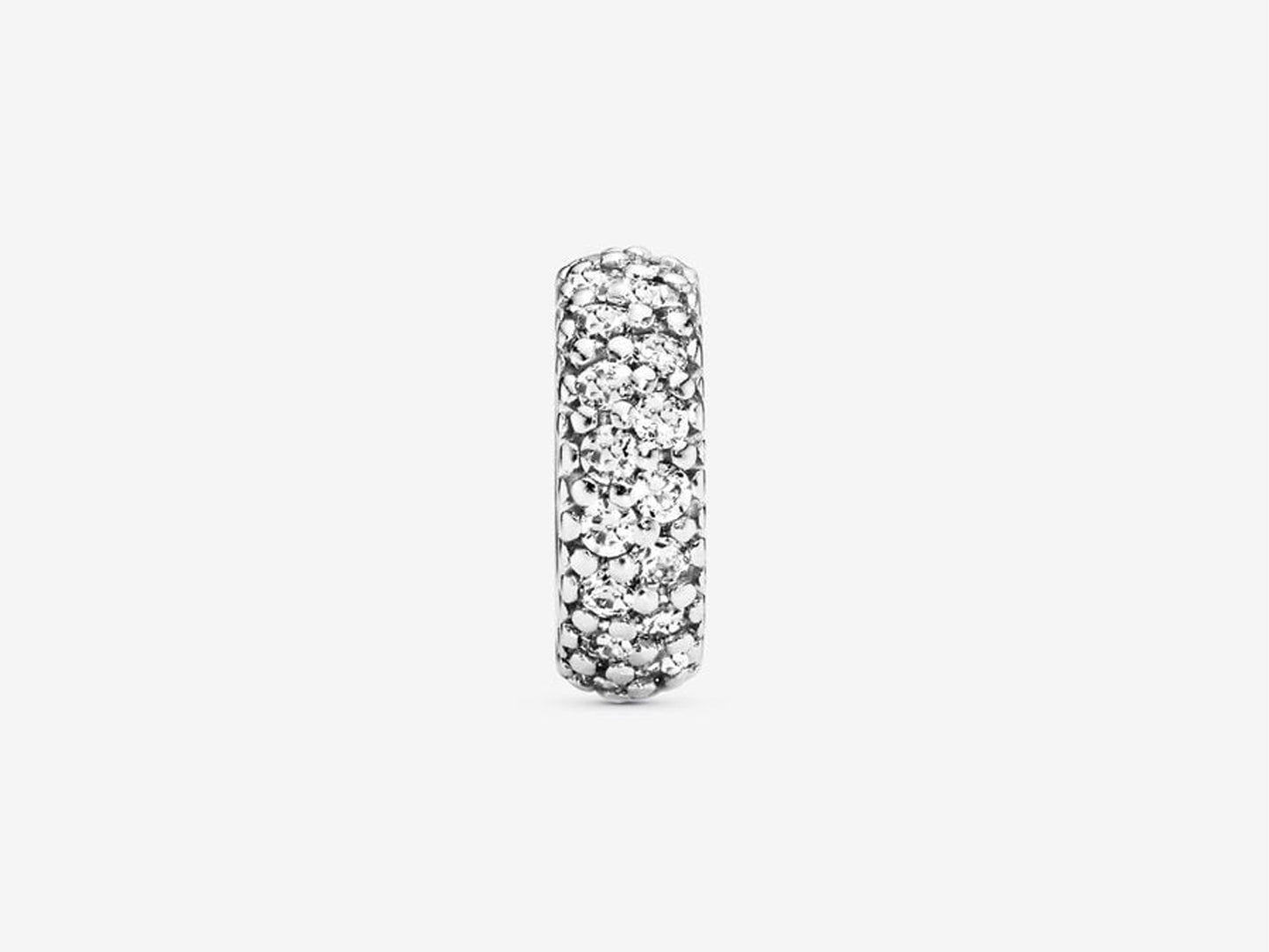 Clear Sparkle Spacer Charm