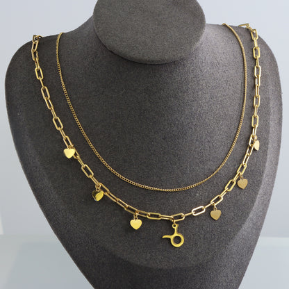 Trendy Gold Cross Pendant Necklace - Unique Structure