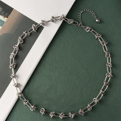 Unique Stainless Steel Cross Necklace with Innovative Shape