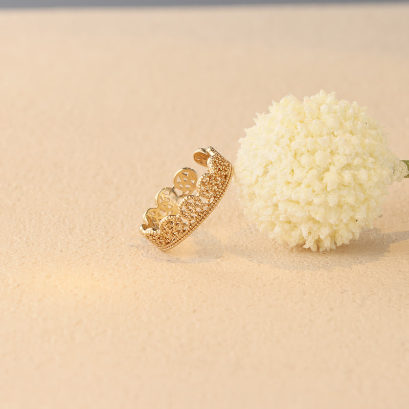 Women's Rose Gold Statement Ring