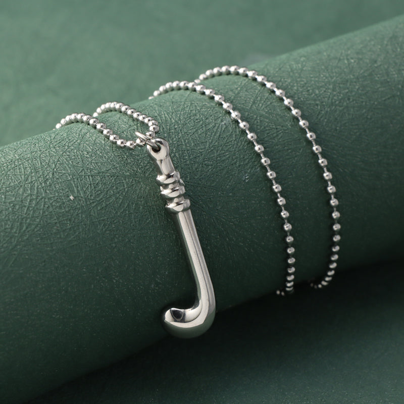 Trendy Silver Stainless Steel Golf Club Pendant Chain