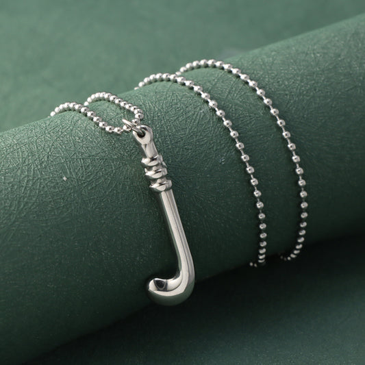 Trendy Silver Stainless Steel Golf Club Pendant Chain