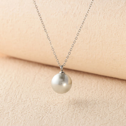 Stainless Steel O-chain with Bead Pendant