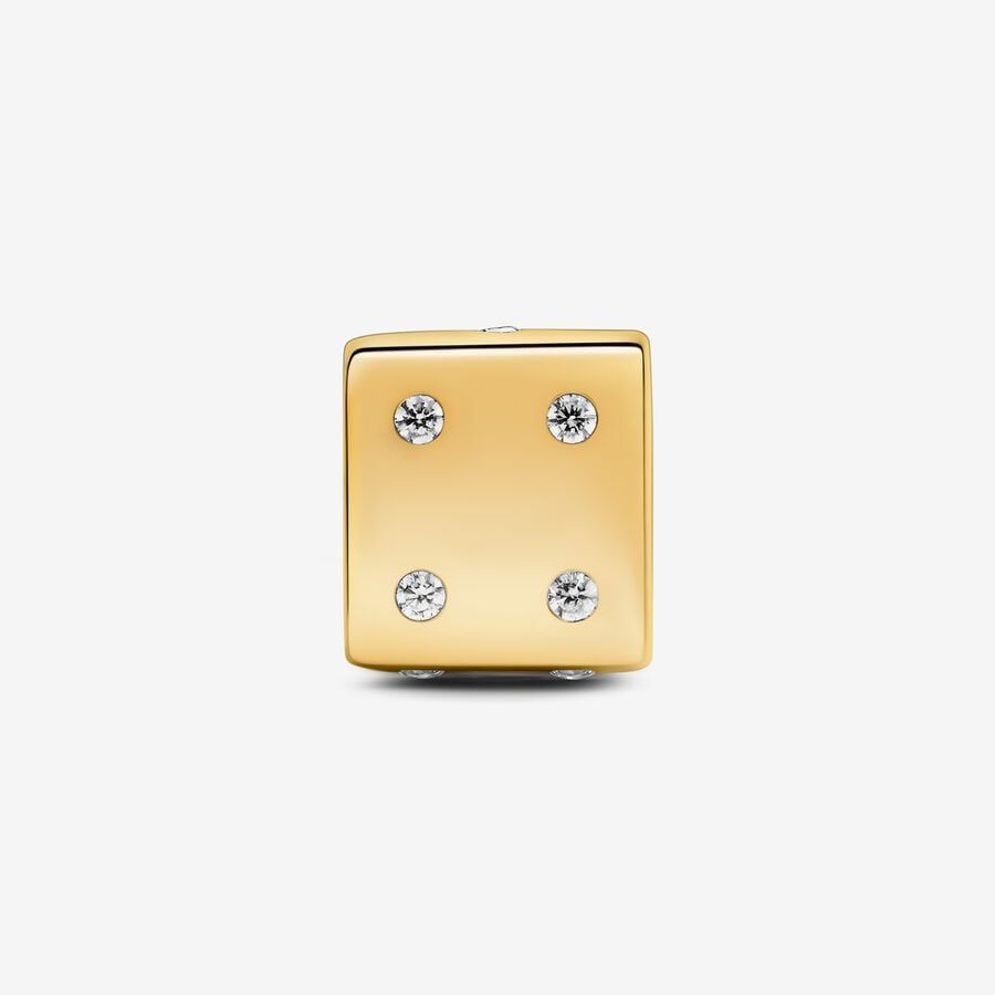 Sparkling Dice Charm