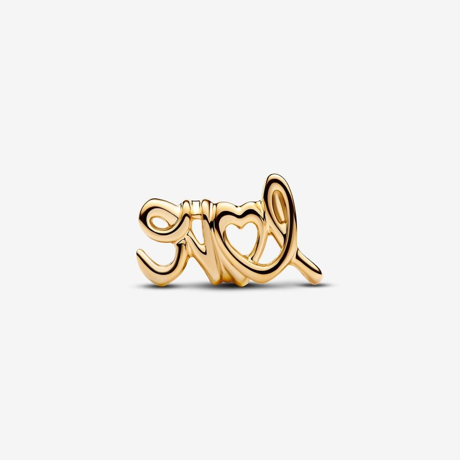 Layered Gold Love Letter Charm