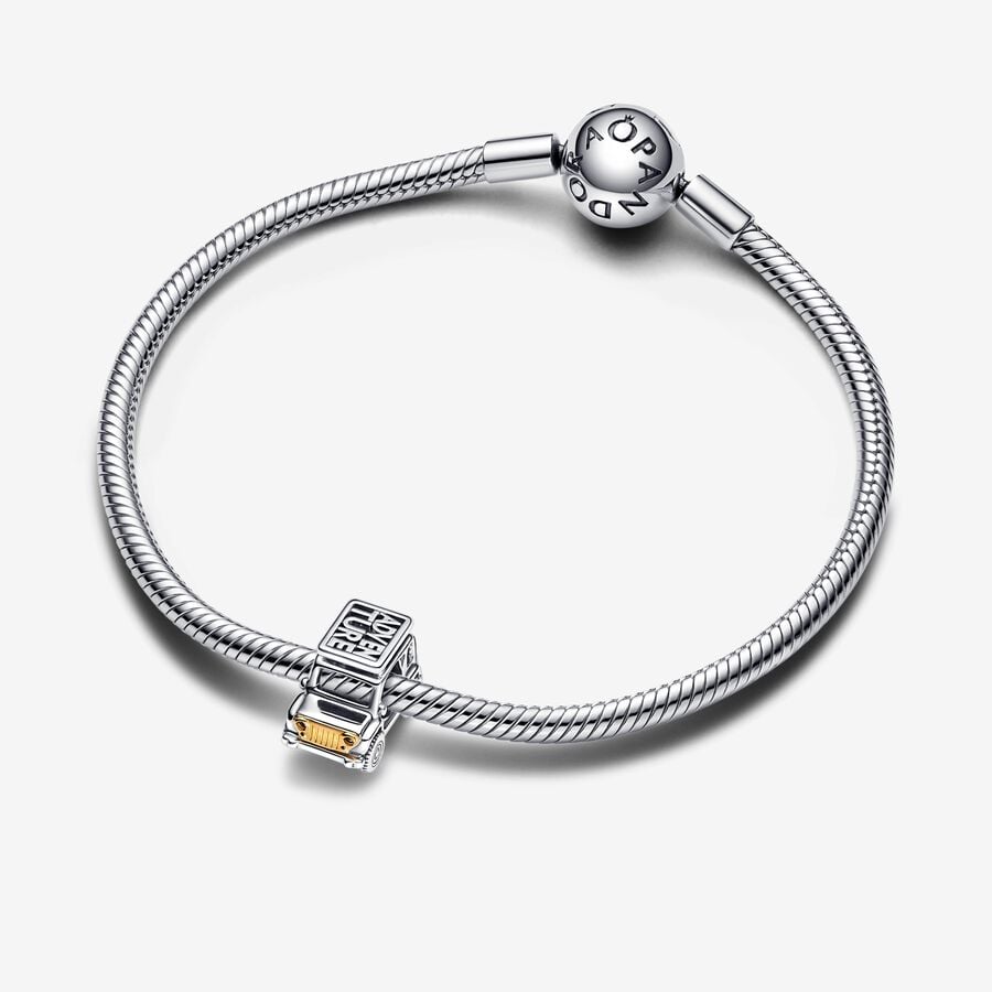 Gold & Silver Travel Car Charm