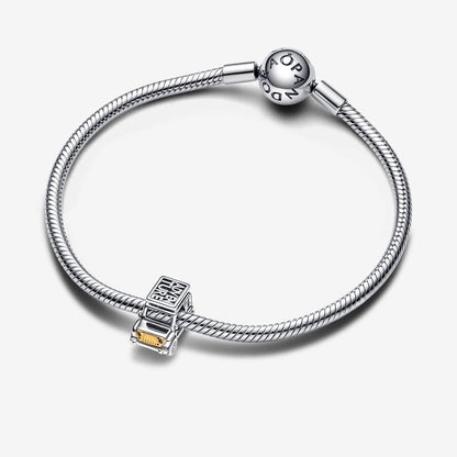 Gold & Silver Travel Car Charm
